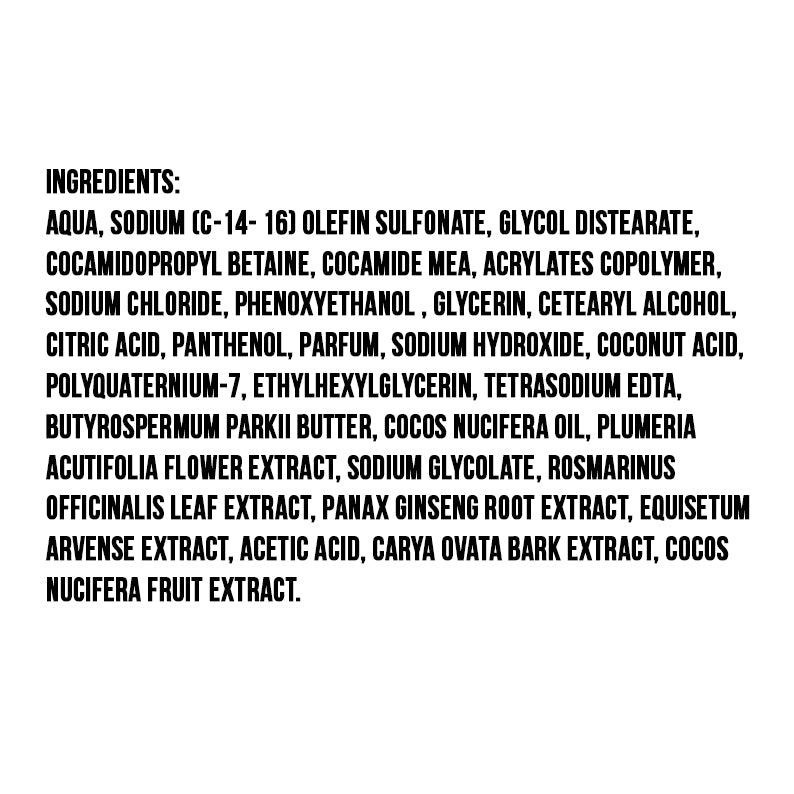 Aunt Jackies coconut milk conditioning cleanser ingredient list on white background showing full ingredients