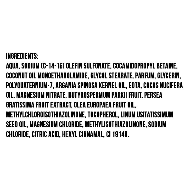 Aunt Jackies moisturizing shampoo for girls ingredient list printed in black text on white background