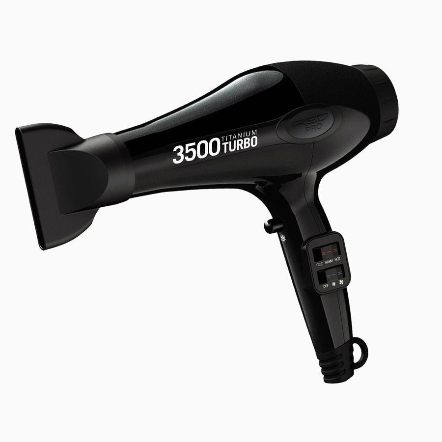 #Bdp02N 3500-Titanium Turbo Dryer 3 Styling Attachments