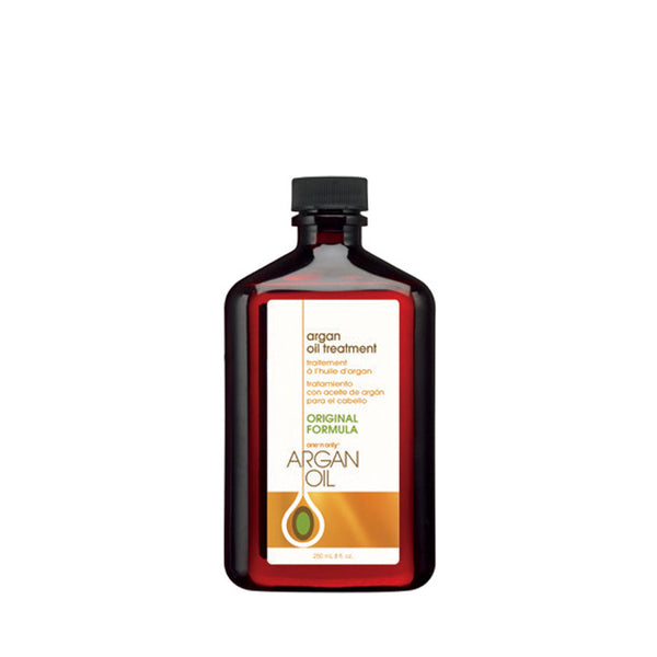 ONE N ONLY argan oil hair treatment bottle in amber rectangular bottle with black cap original formula label