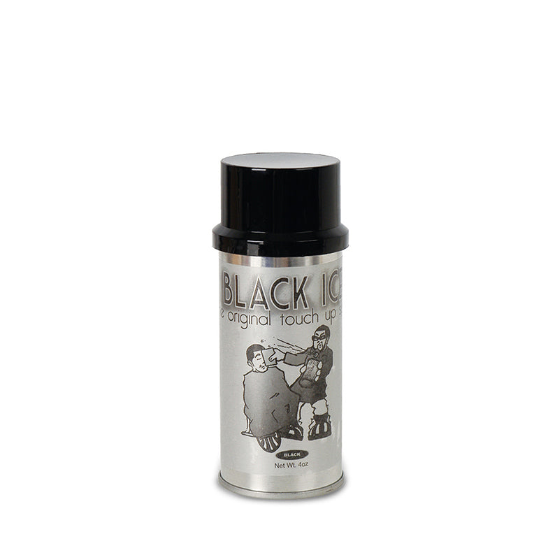 BLACK ICE black hair color spray can for temporary root touch ups with salon finish