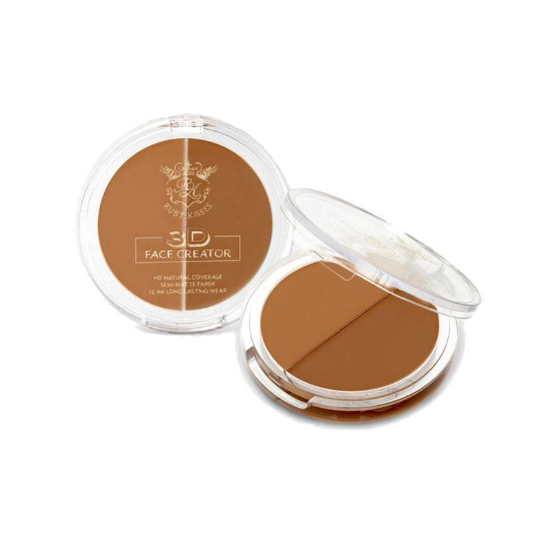 IVY BEAUTY by KISS 3D face creator foundation compact with two shades for natural coverage