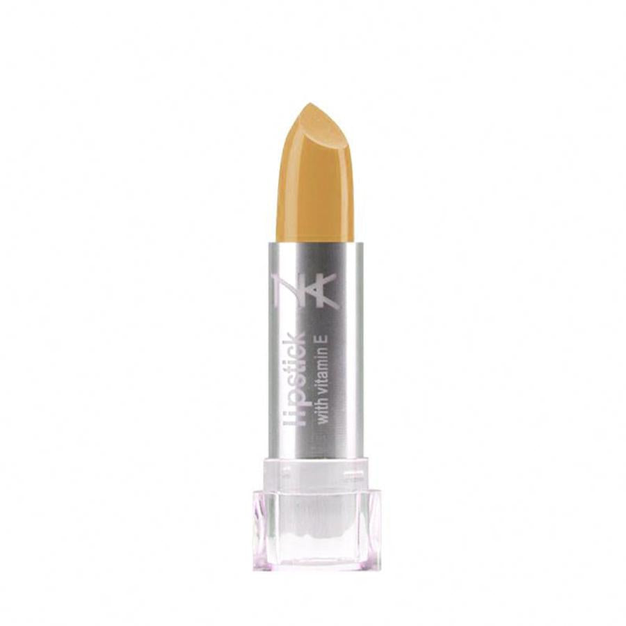 NICKA K vitamin E lipstick in beige shade with moisturizing formula and clear cap