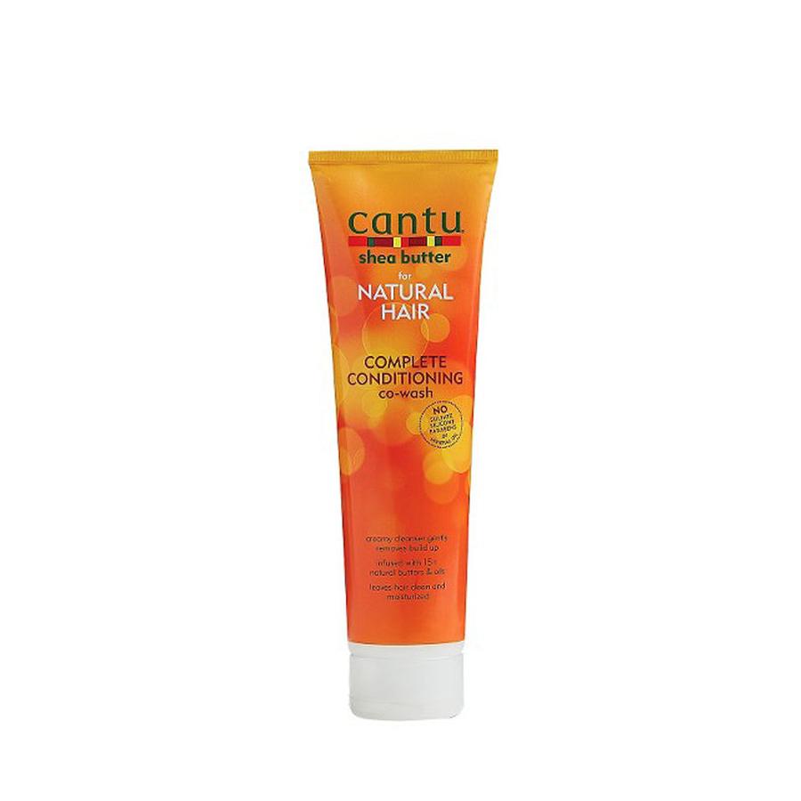 Cantu shea butter natural hair complete conditioning natural hair co-wash conditioner in orange tube