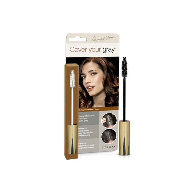 COVER YOUR GRAY gray hair cover wand brown spoolie brush for instant touch up on roots and strands