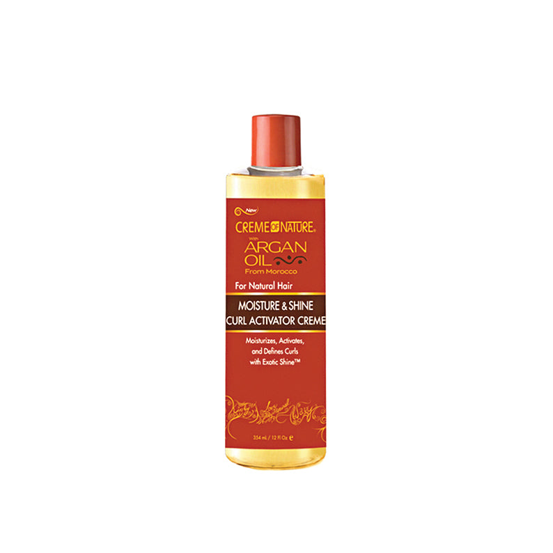 Creme of Nature Argan Oil Curl Activator moisture and shine curl activator creme bottle for natural hair