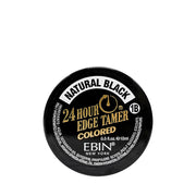 EBIN 24 hour edge tamer natural black colored half ounce jar edge control for sleek laid baby hairs