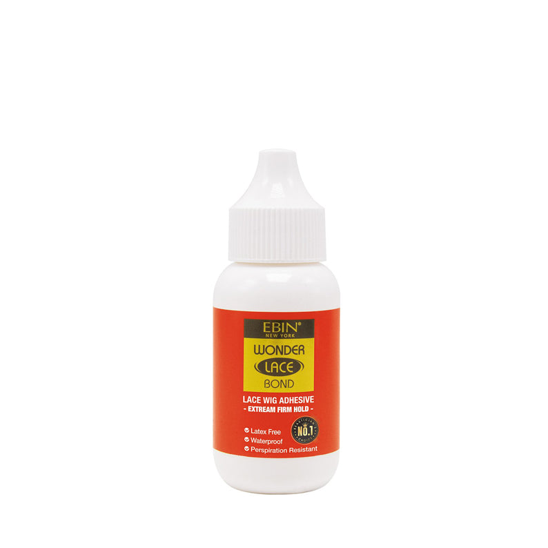 EBIN Wonder Lace Bond bottle of waterproof lace wig adhesive for strong long lasting hold and sweat resistance