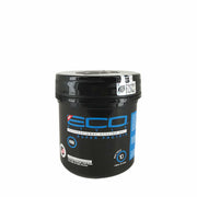 ECO STYLE super protein hair gel in black container for strong and lasting hair hold