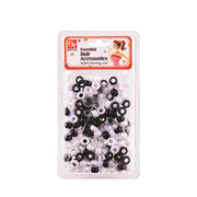 Beauty Town black and white hair beads in assorted sizes for stylish hair accessories