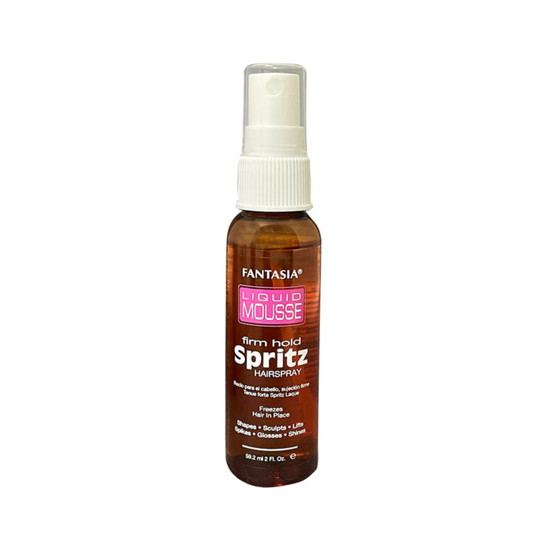 FANTASIA IC Liquid Mousse Firm hold hair spritz hairspray in brown spray bottle 2 oz for styling