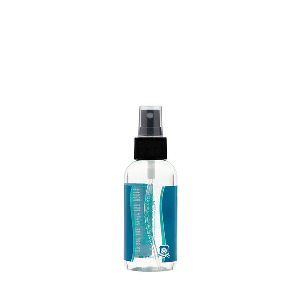 Ghostbond Ultra Safe Remover spray bottle for hair bond removal with blue label and black spray nozzle