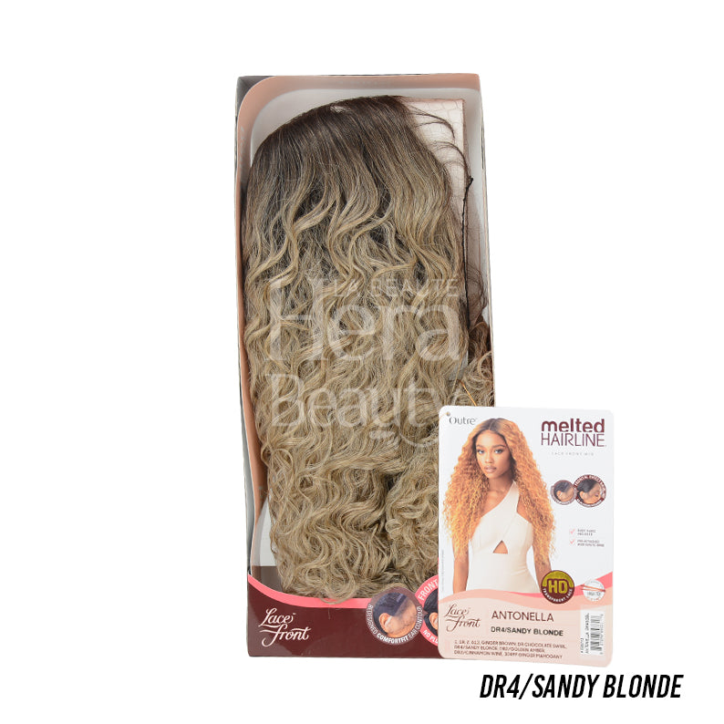 OUTRE Antonella DR4 Sandy Blonde long wavy wig in box melted hairline lace front wig with beachy waves