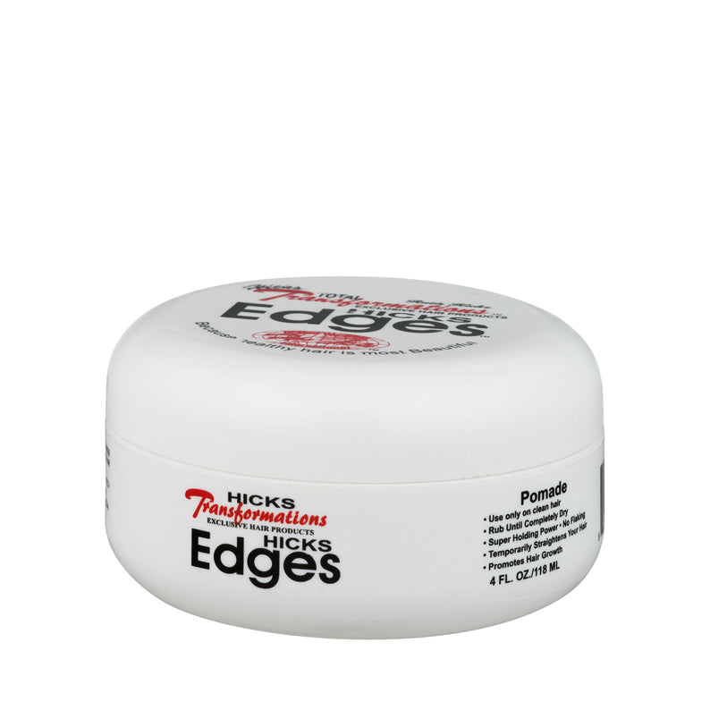 Hicks Edges edge control pomade jar by HICKS hair care for sleek laid edges 4 fl oz
