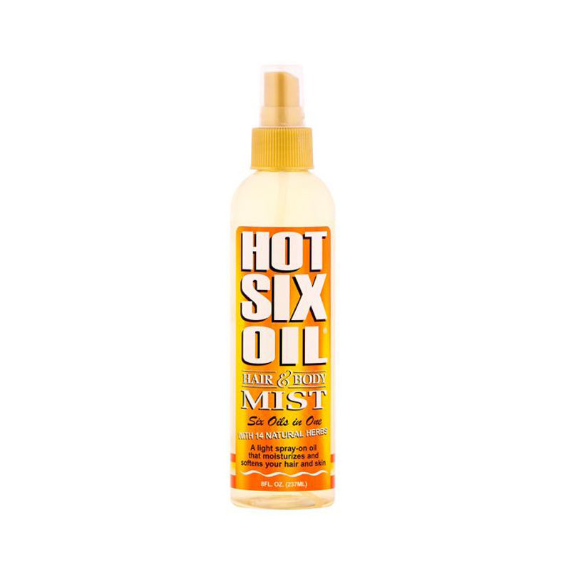 AFRICAN ROYALE Hot Six Oil hair and body mist spray bottle for moisturizing and softening hair and skin