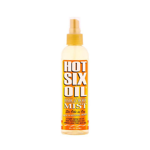 AFRICAN ROYALE Hot Six Oil hair and body mist spray bottle for moisturizing and softening hair and skin