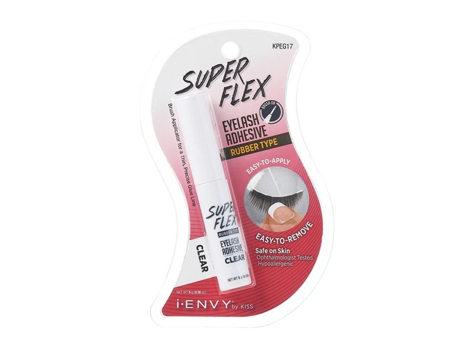 IVY BEAUTY by KISS Super Flex clear eyelash adhesive for sensitive eyes tube in blister packaging