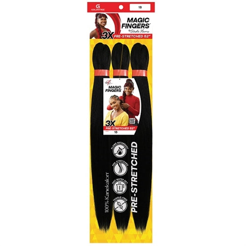 Goldntree Magic Fingers Braid 3X Pre-stretched 52"