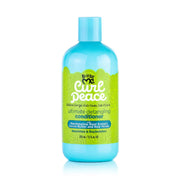JUST FOR ME Curl Peace blue bottle kids detangling conditioner for curly hair with marshmallow root and cocoa butter