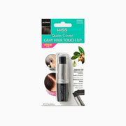 IVY BEAUTY by KISS Quick Cover grey hair touch up stick jet black packaging with before and after images and jojoba oil note