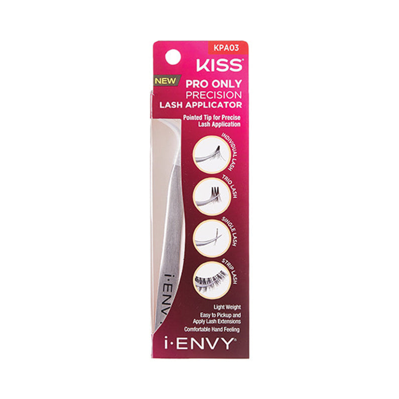 Kiss Ienvy lash applicator precision silver tool for applying strip and individual lashes easily