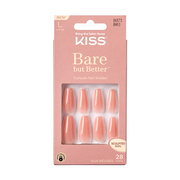 IVY BEAUTY by KISS Bare but Better long sculpted TruNude 28 pack nude press on nails