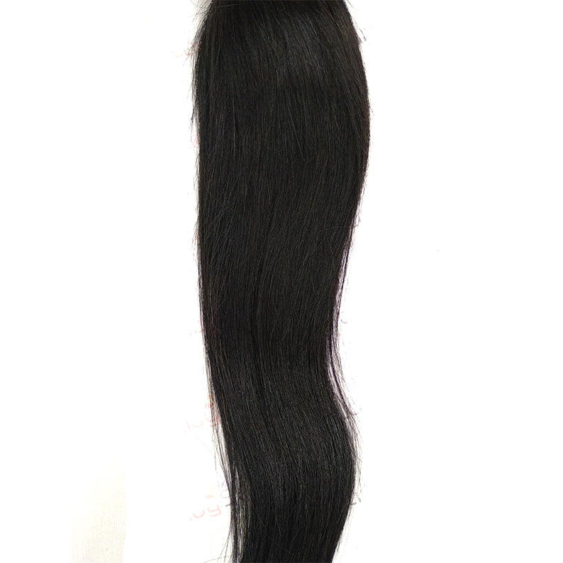 LADYSTAR 6A straight hair weave. Natural black long straight human hair bundle for sleek styling