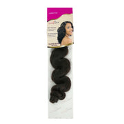 LADYSTAR loose wave human hair weave natural dark brown soft glossy waves in retail packaging