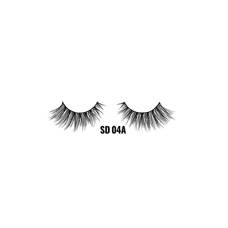 LAFLARE 3D faux mink lashes SD 04A dramatic wispy layered false eyelashes for voluminous look