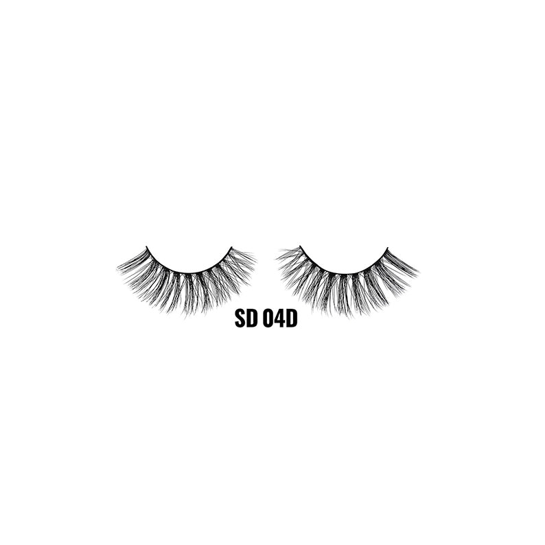 LAFLARE 3D faux mink lashes SD 04D dramatic wispy layered makeup false eyelashes for glam