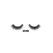 LAFLARE 3D faux mink lashes SD 09D dramatic black layered strip lashes for voluminous eye makeup