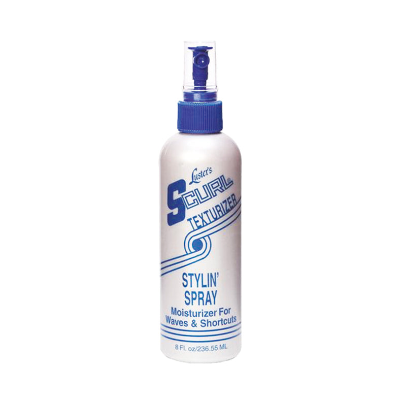 SCURL styling spray for waves in an 8 oz bottle, perfect for moisturizing waves and shortcuts