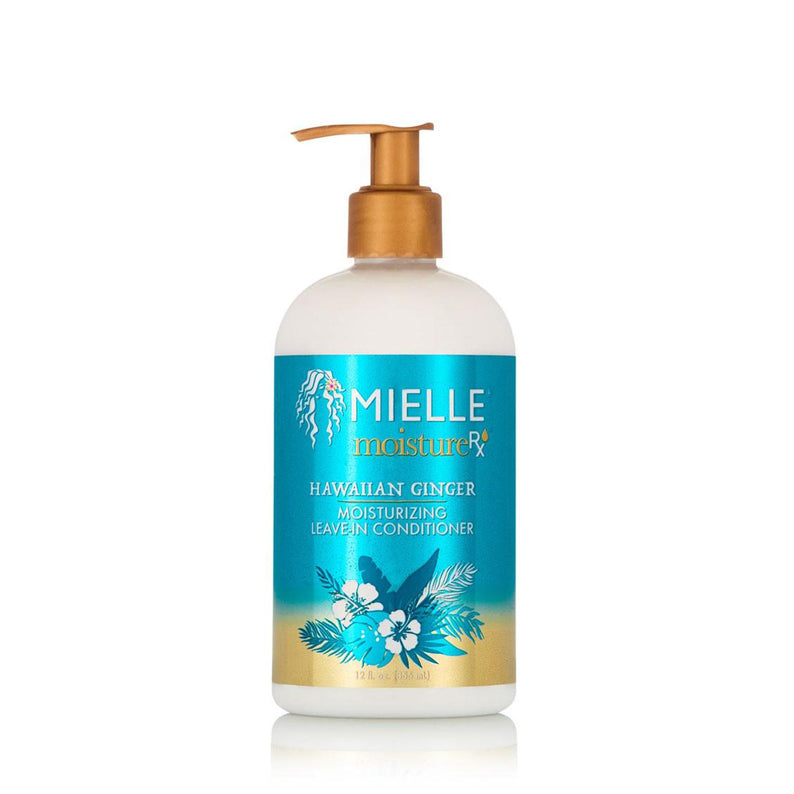 MIELLE Hawaiian ginger leave-in conditioner pump bottle moisturizing formula for dry curly hair