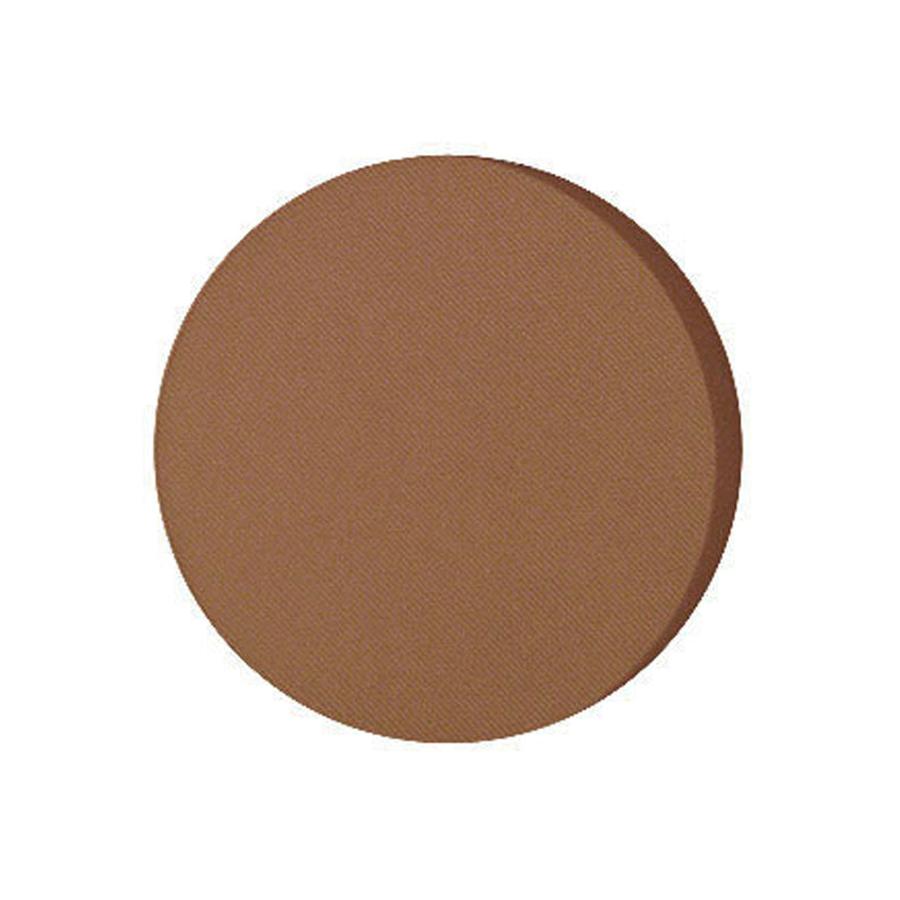 NICKA K mineral pressed powder foundation single round deep brown compact pan for medium deep skin tones
