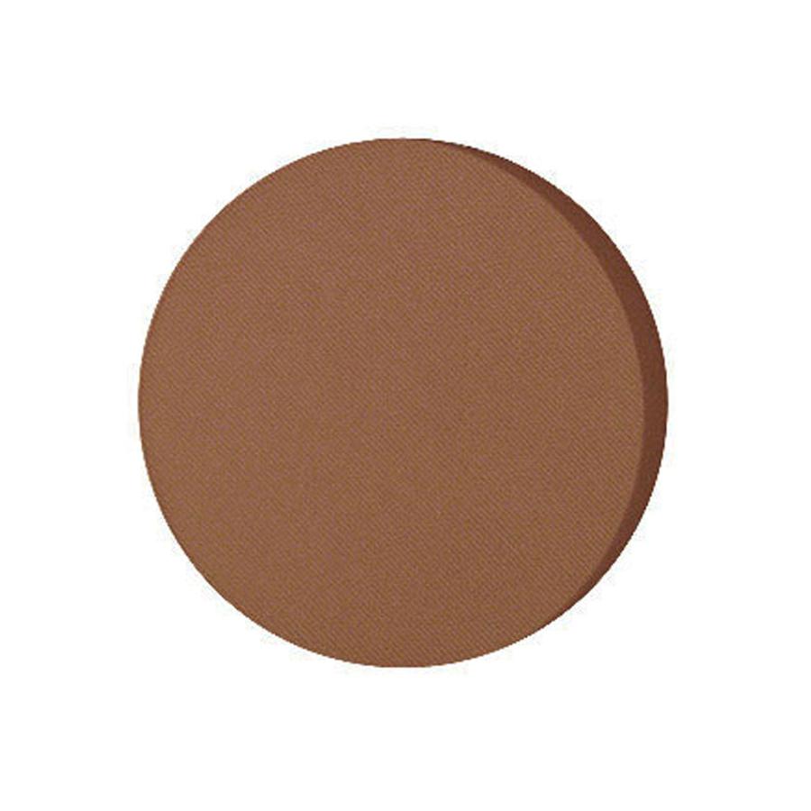 NICKA K mineral pressed powder foundation deep brown circular pan makeup for medium to dark skin