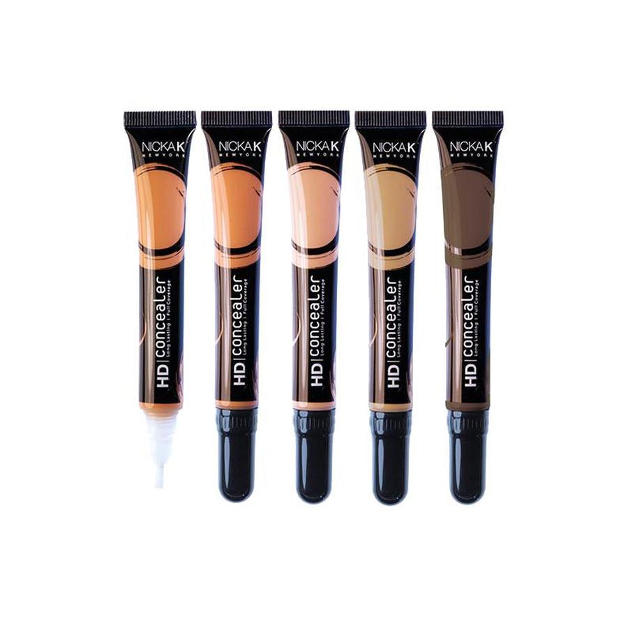 NICKA K HD concealer for dark circles in five shades for flawless makeup coverage