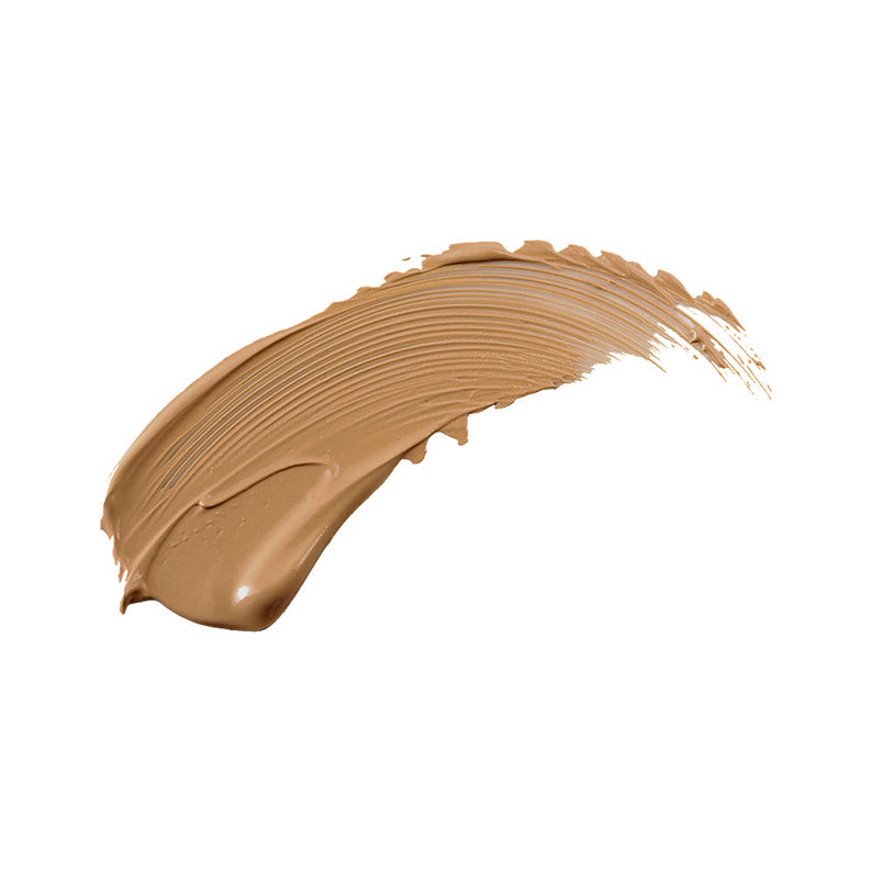 NICKA K full coverage makeup concealer tan swatch on white background for blemish coverage