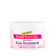 Palmer's Hair Success Gro Treatment white jar with pink label vitamin E prevents breakage and promotes longer hair growth