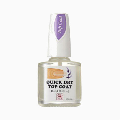 IVY BEAUTY by KISS Quick Dry Top Coat clear bottle nail strengthener treatment for glossy protective finish