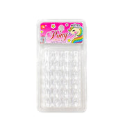 Beauty Town clear hair beads for braids in transparent packaging with colorful Pony branding