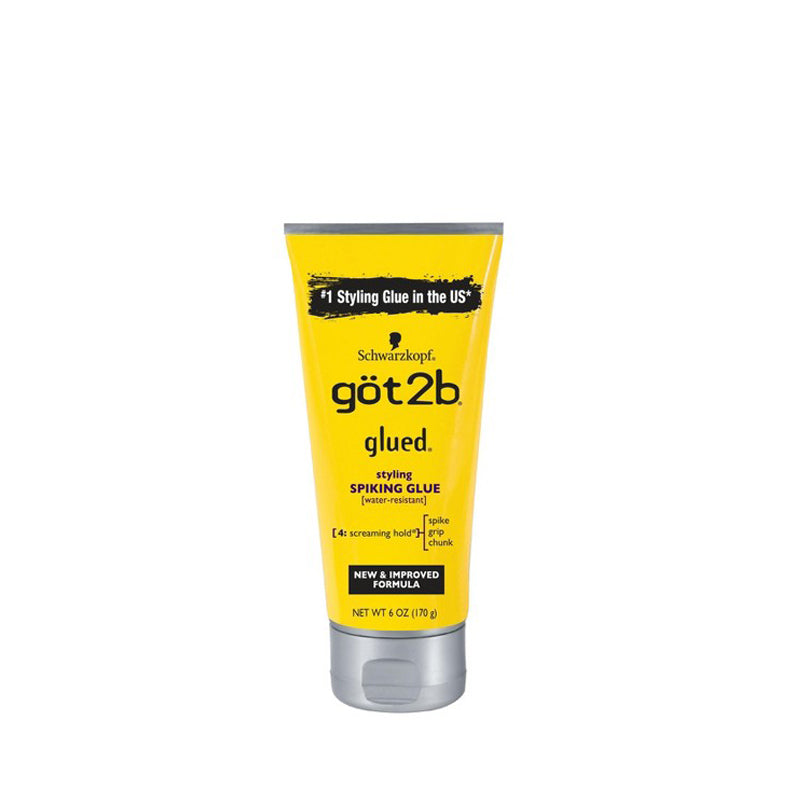 Got2B Glued hair gel yellow tube GOT2B styling spiking glue for extreme hold and spikes