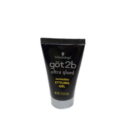 Schwarzkopf GOT2B black tube of Got2B Ultra Glued styling gel for invincible strong hold hair styling