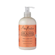 Shea Moisture Coconut Hibiscus Curl Conditioner for thick and curly hair with silk protein and neem oil