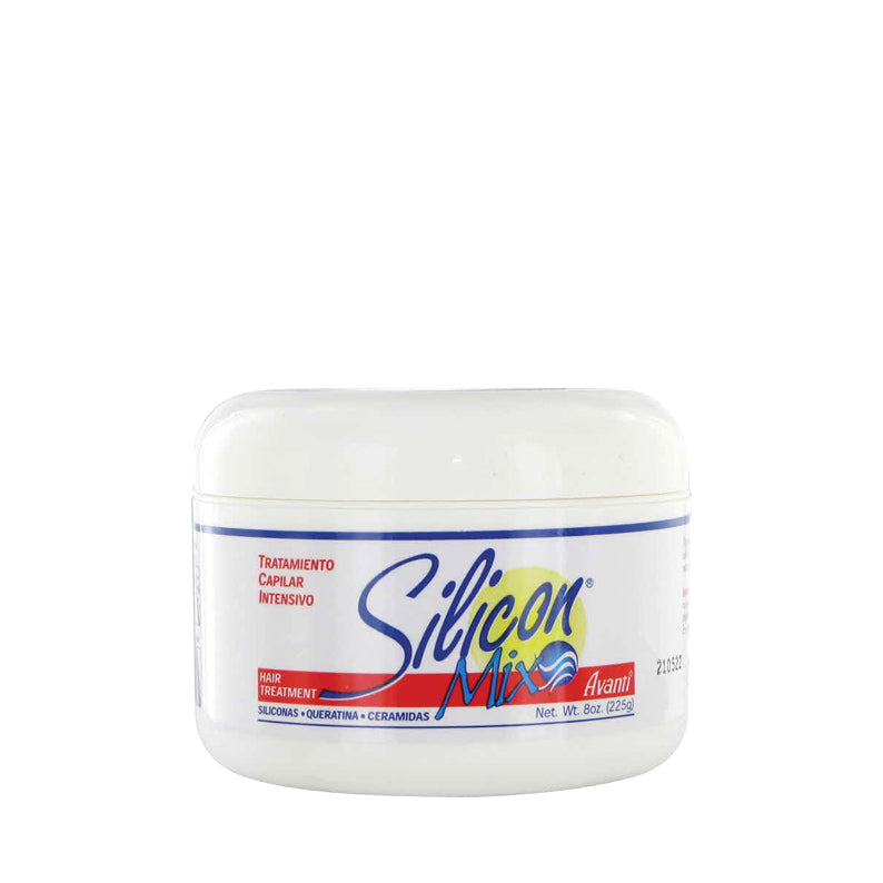 Silicon Mix hair treatment intensive white 8 oz jar for deep conditioning and repair of dry damaged hair