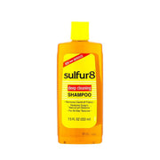 SULFUR8 deep cleaning shampoo amber bottle with yellow cap and label for dandruff removal 7.5 fl oz