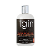 Tgin Triple Moisture Conditioner bottle with shea butter and argan oil for dry or damaged hair