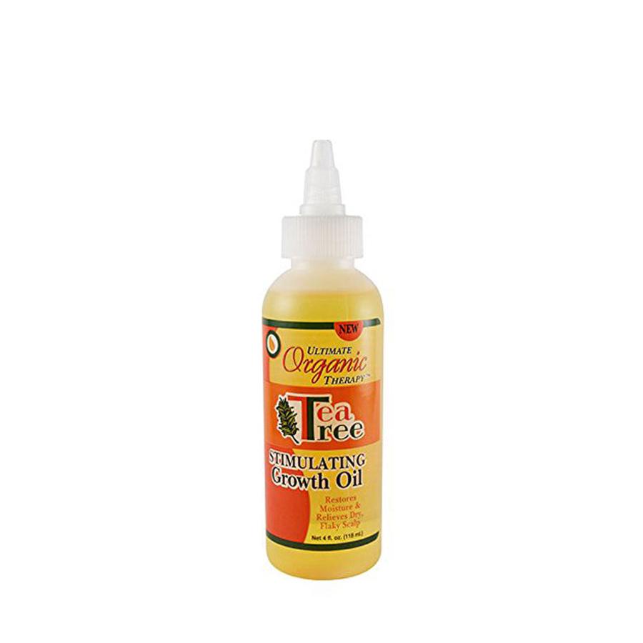 Africa's Best Tea Tree Hair Growth Oil in a 4-ounce bottle for stimulating healthy hair growth