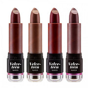 Nicka K Velveteen lipstick collection with four rich shades in velvety matte finish